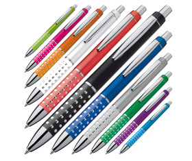 Bolígrafo plástico con brillantes